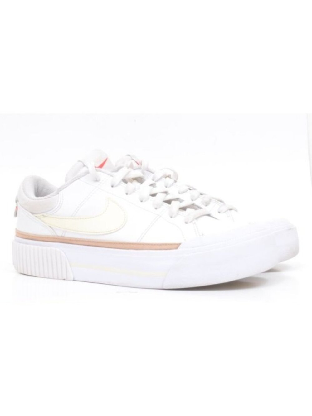 Nike Court Legacy Lift White Coconut Milk Women's Size 9 Platform DM7590-106 - Picture 1 of 9